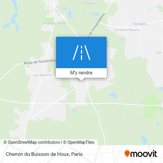 Chemin du Buisson de Houx plan