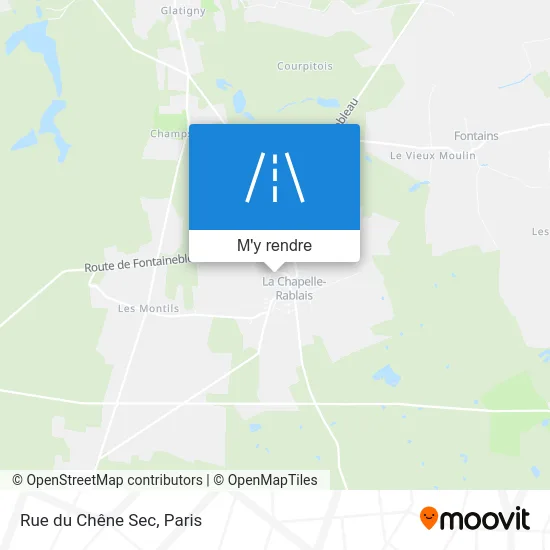 Rue du Chêne Sec plan