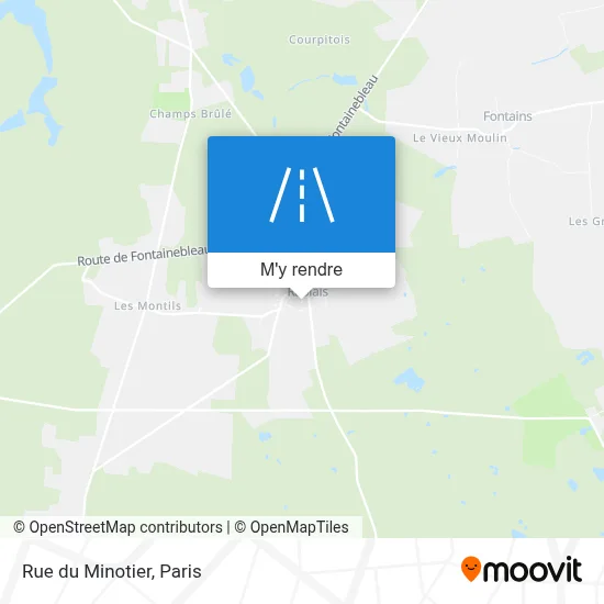 Rue du Minotier plan