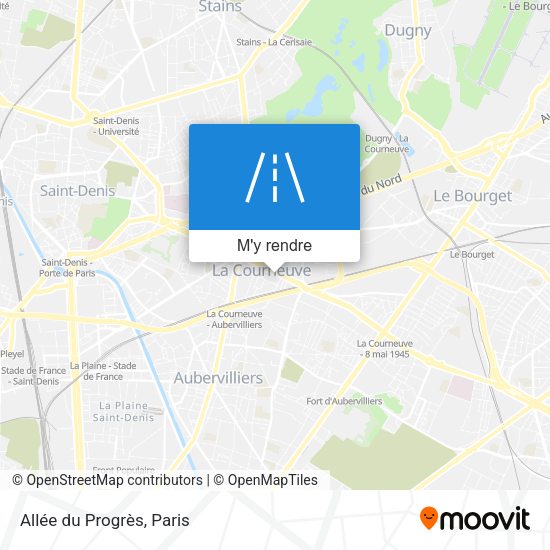Allée du Progrès plan