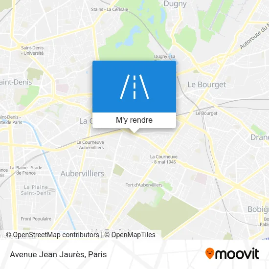 Avenue Jean Jaurès plan
