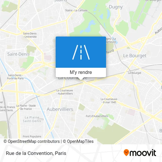 Rue de la Convention plan