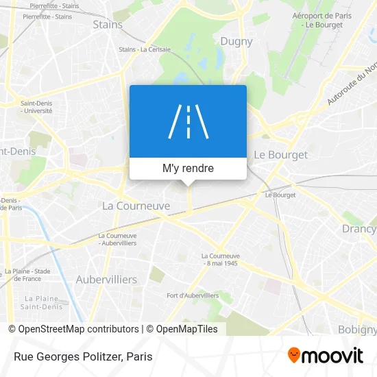 Rue Georges Politzer plan