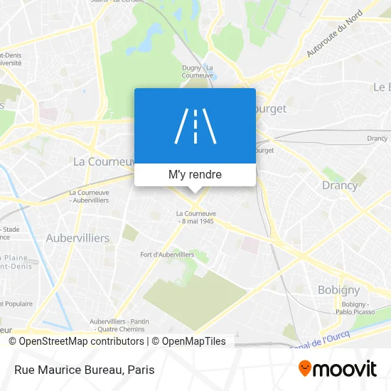 Rue Maurice Bureau plan