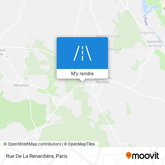 Rue De La Renardière plan