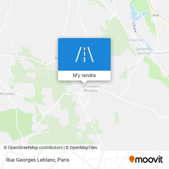 Rue Georges Leblanc plan