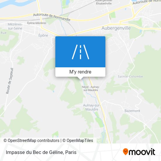 Impasse du Bec de Géline plan