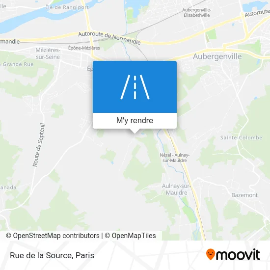 Rue de la Source plan