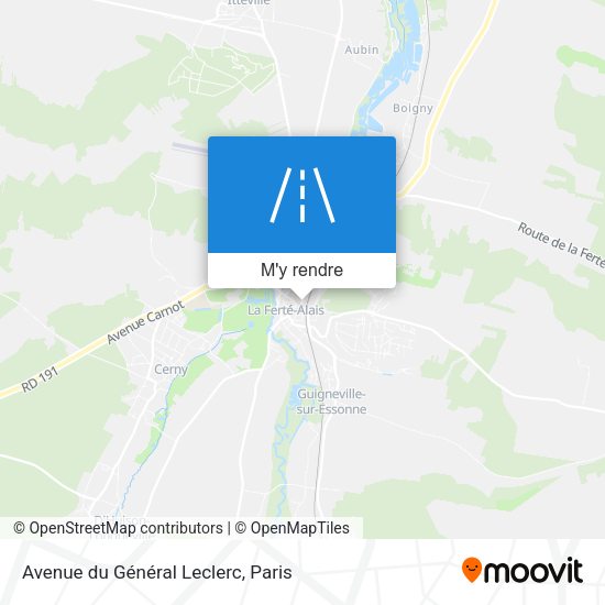 Avenue du Général Leclerc plan