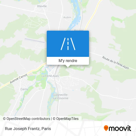 Rue Joseph Frantz plan