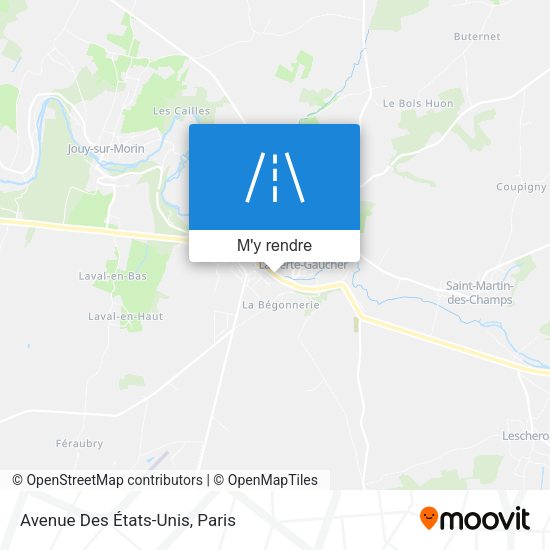 Avenue Des États-Unis plan