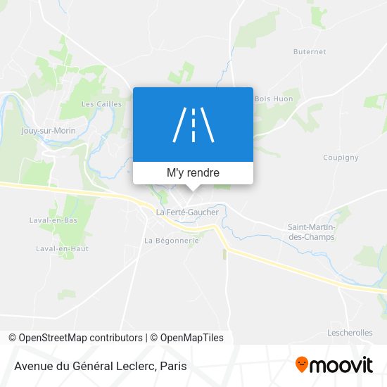 Avenue du Général Leclerc plan