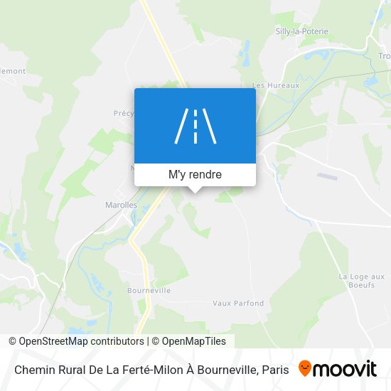 Chemin Rural De La Ferté-Milon À Bourneville plan