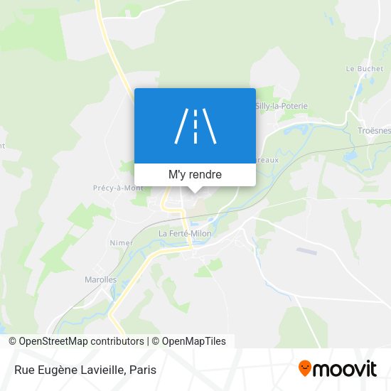 Rue Eugène Lavieille plan