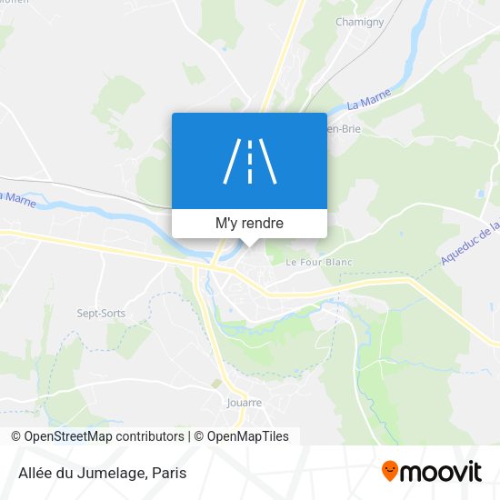 Allée du Jumelage plan