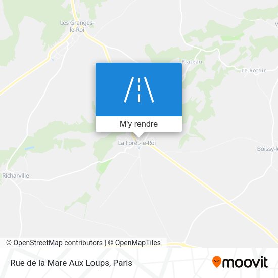 Rue de la Mare Aux Loups plan