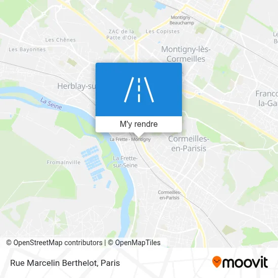 Rue Marcelin Berthelot plan