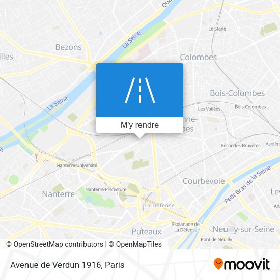 Avenue de Verdun 1916 plan
