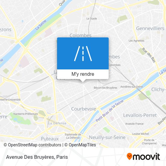 Avenue Des Bruyères plan