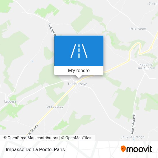 Impasse De La Poste plan