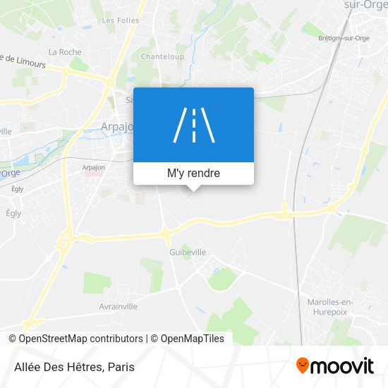 Allée Des Hêtres plan