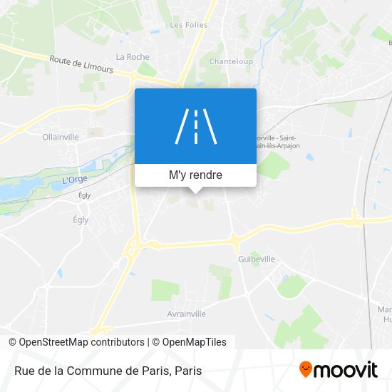 Rue de la Commune de Paris plan