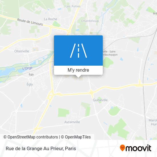 Rue de la Grange Au Prieur plan