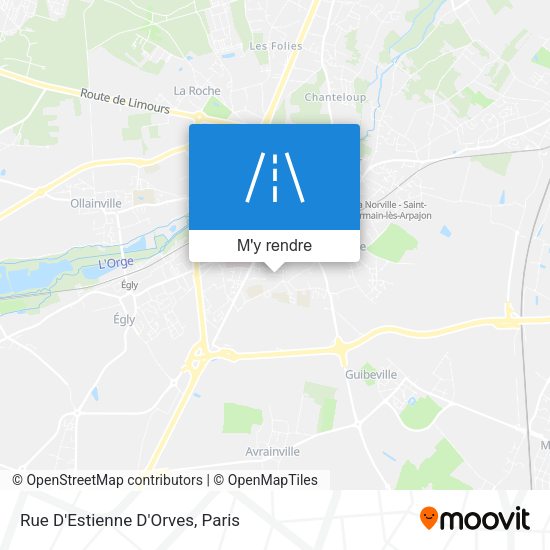 Rue D'Estienne D'Orves plan