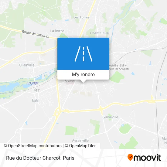 Rue du Docteur Charcot plan