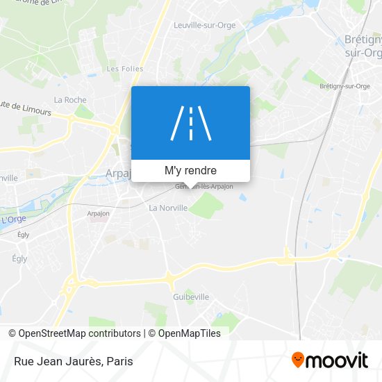Rue Jean Jaurès plan