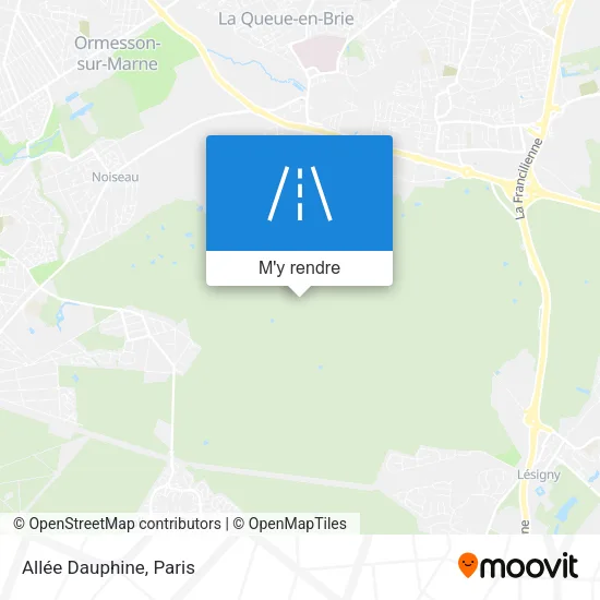 Allée Dauphine plan