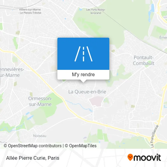 Allée Pierre Curie plan