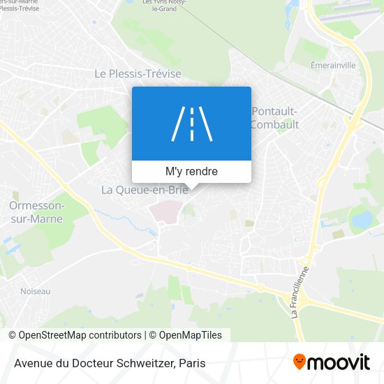 Avenue du Docteur Schweitzer plan
