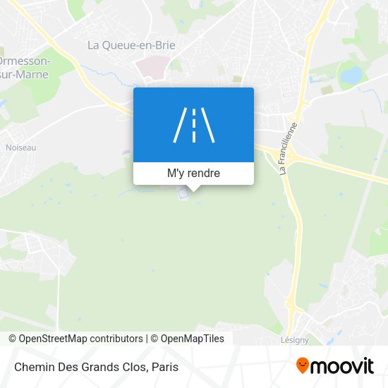 Chemin Des Grands Clos plan