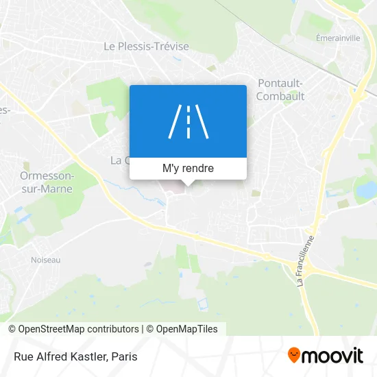 Rue Alfred Kastler plan