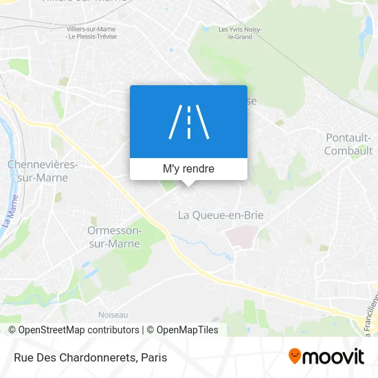 Rue Des Chardonnerets plan