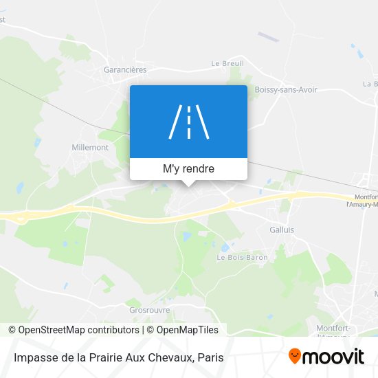 Impasse de la Prairie Aux Chevaux plan
