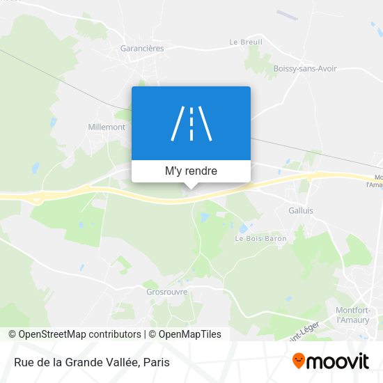 Rue de la Grande Vallée plan