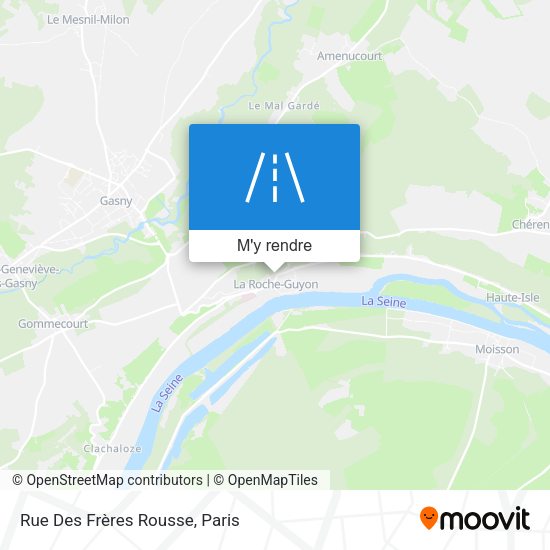 Rue Des Frères Rousse plan