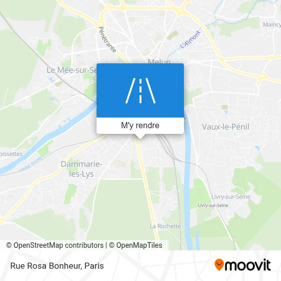 Rue Rosa Bonheur plan