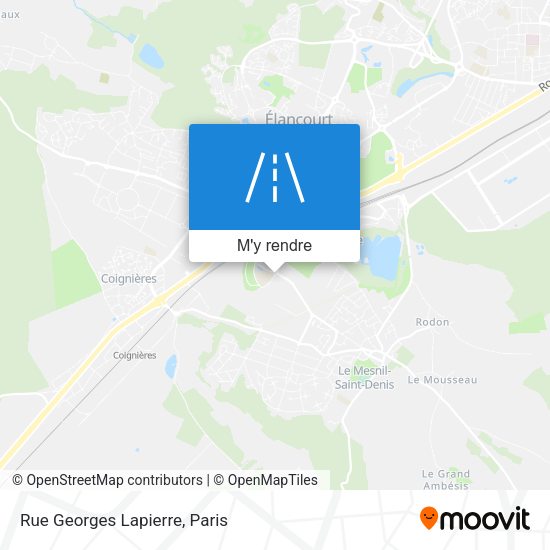Rue Georges Lapierre plan
