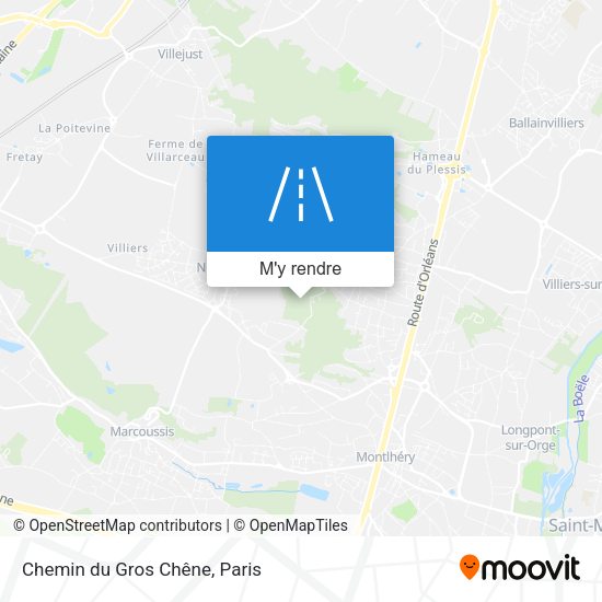 Chemin du Gros Chêne plan