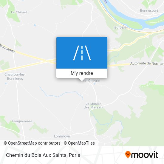 Chemin du Bois Aux Saints plan