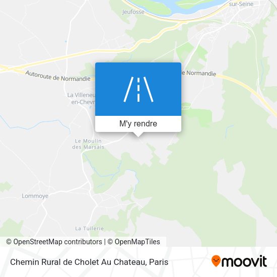 Chemin Rural de Cholet Au Chateau plan