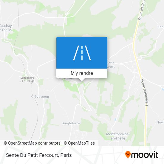Sente Du Petit Fercourt plan