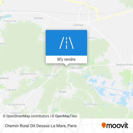 Chemin Rural Dit Dessus La Mare plan