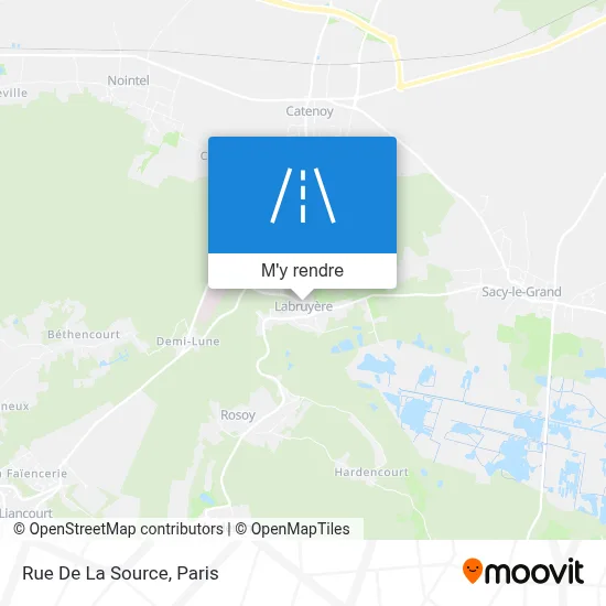 Rue De La Source plan