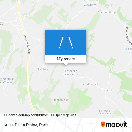 Allée De La Plaine plan