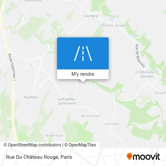 Rue Du Château Rouge plan