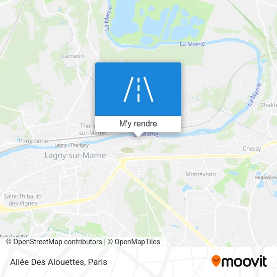 Allée Des Alouettes plan